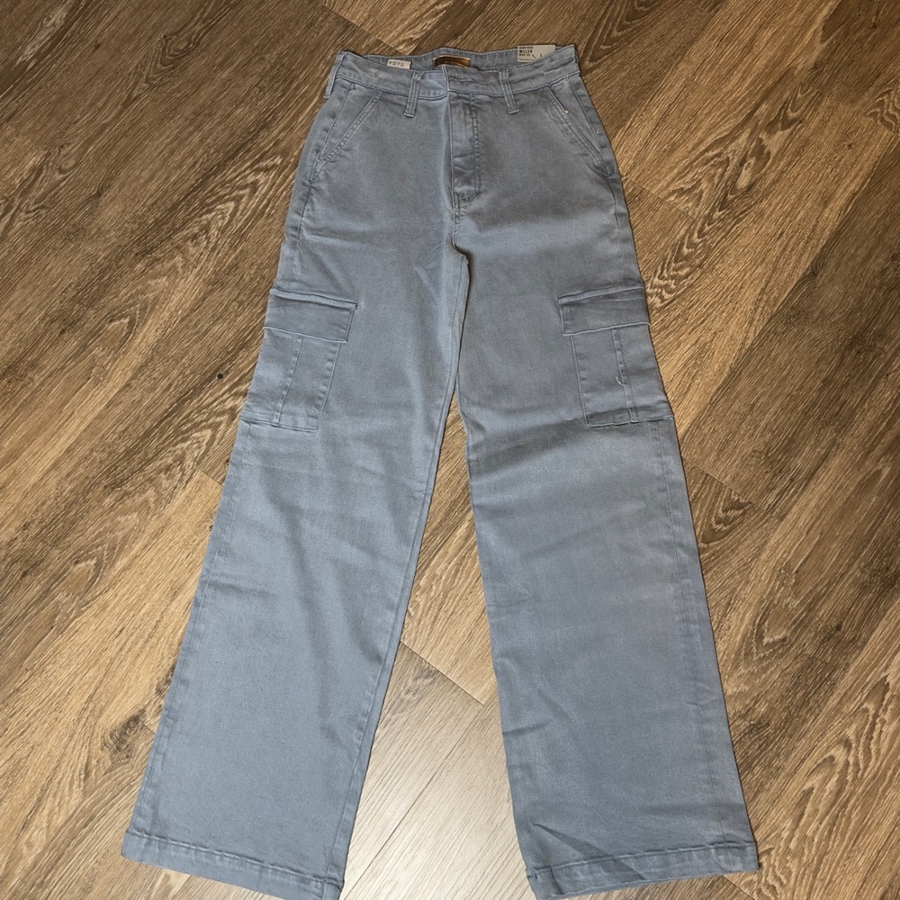 Kut From the Kloth High Rise Wide Leg Cargo Pants / BNWT